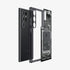 ACS07294 - Galaxy S24 Ultra Case Ultra Hybrid Zero One in Zero One White showing the back